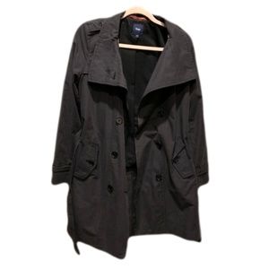 Women's GAP Trench / Style Dark Grey Coat Lined